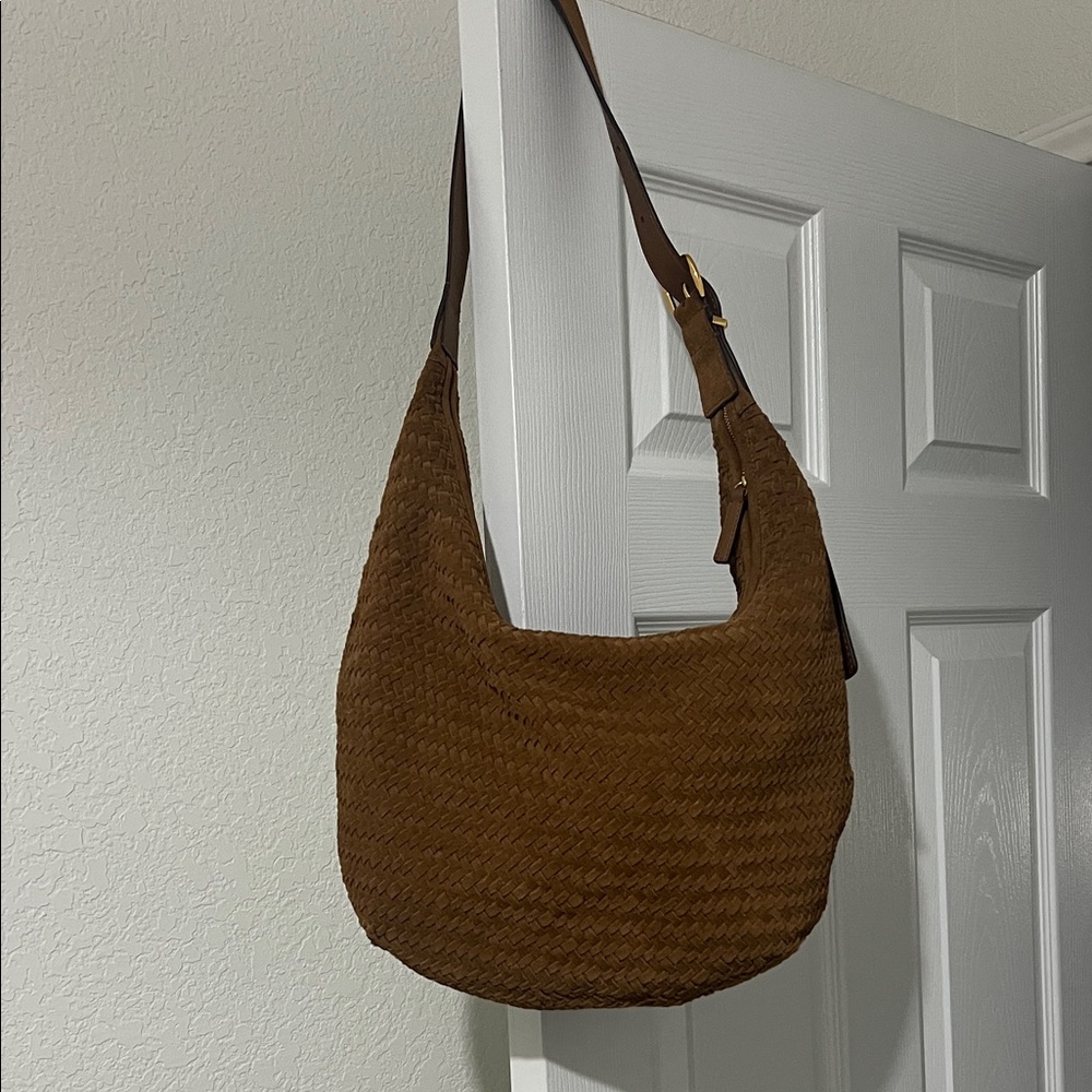 Madewell Essential Curve Shoulder Bag - Dried Acorn